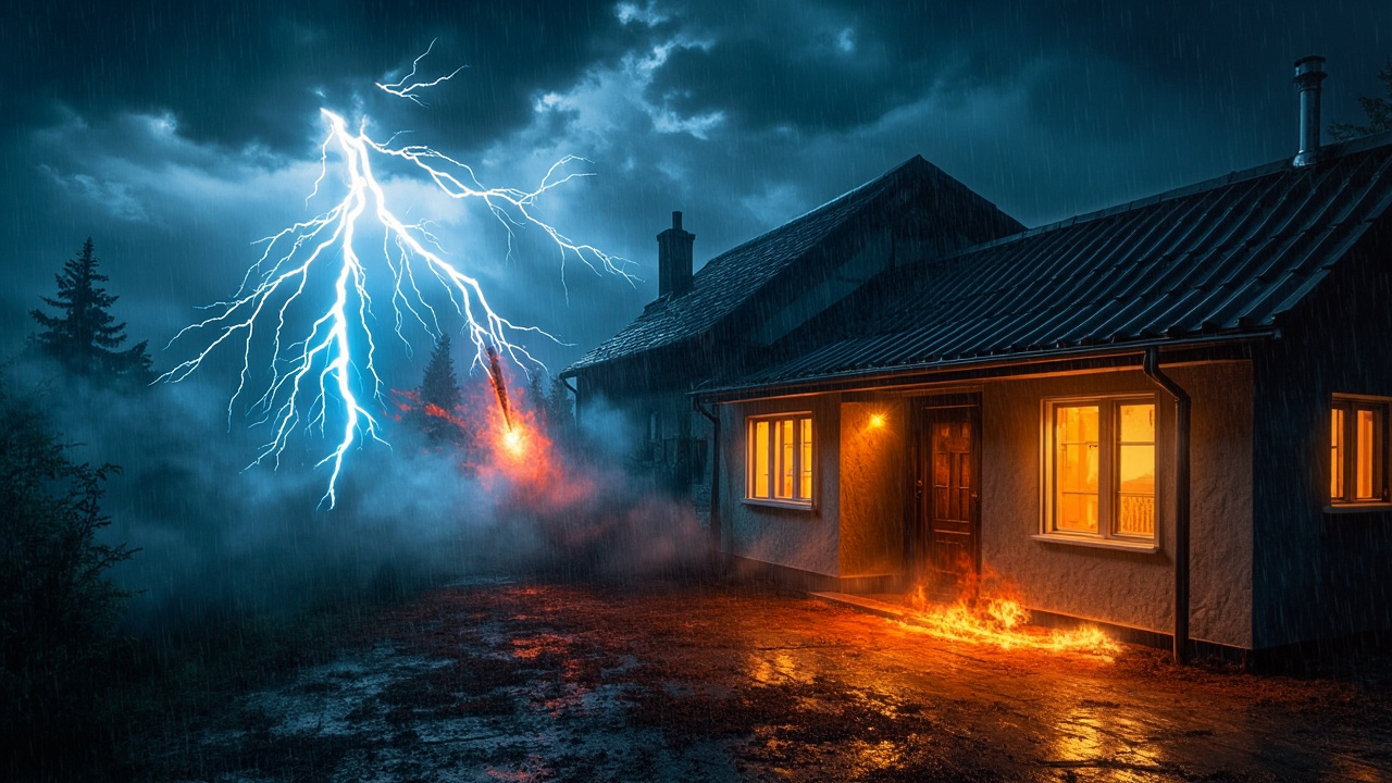 Молния и теплый пол