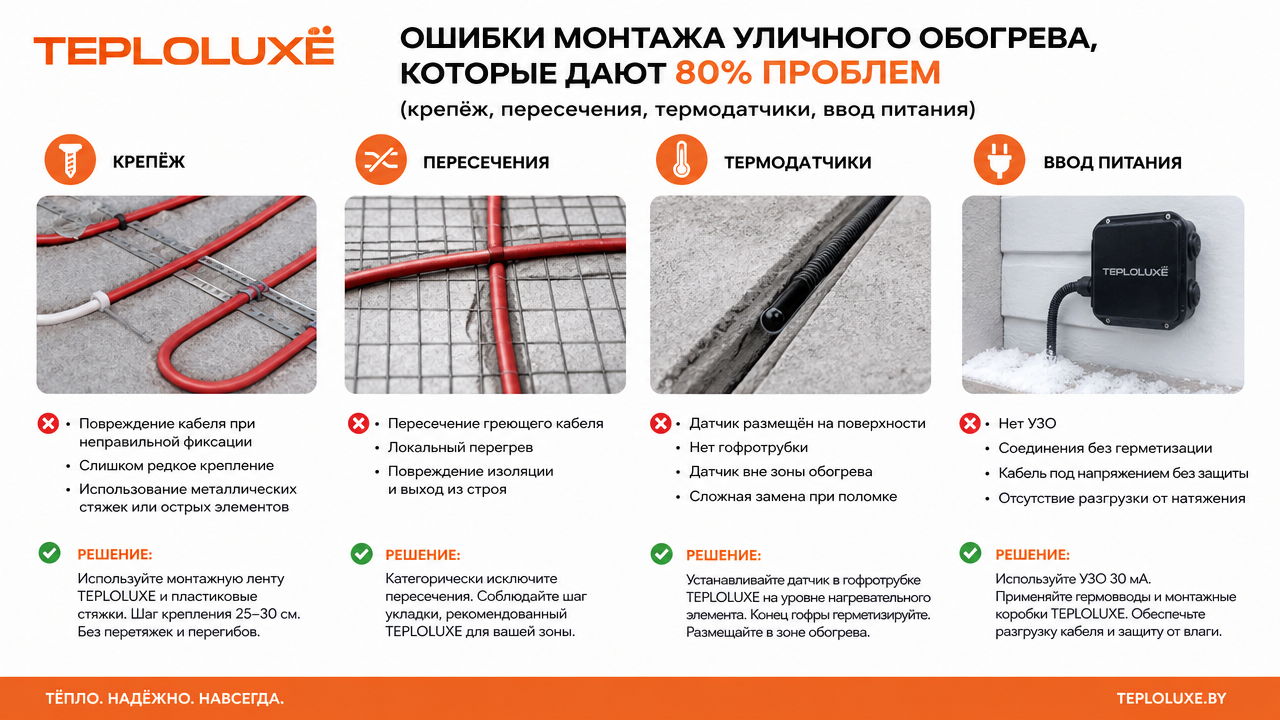 Уличный обогрев без скрытых ошибок