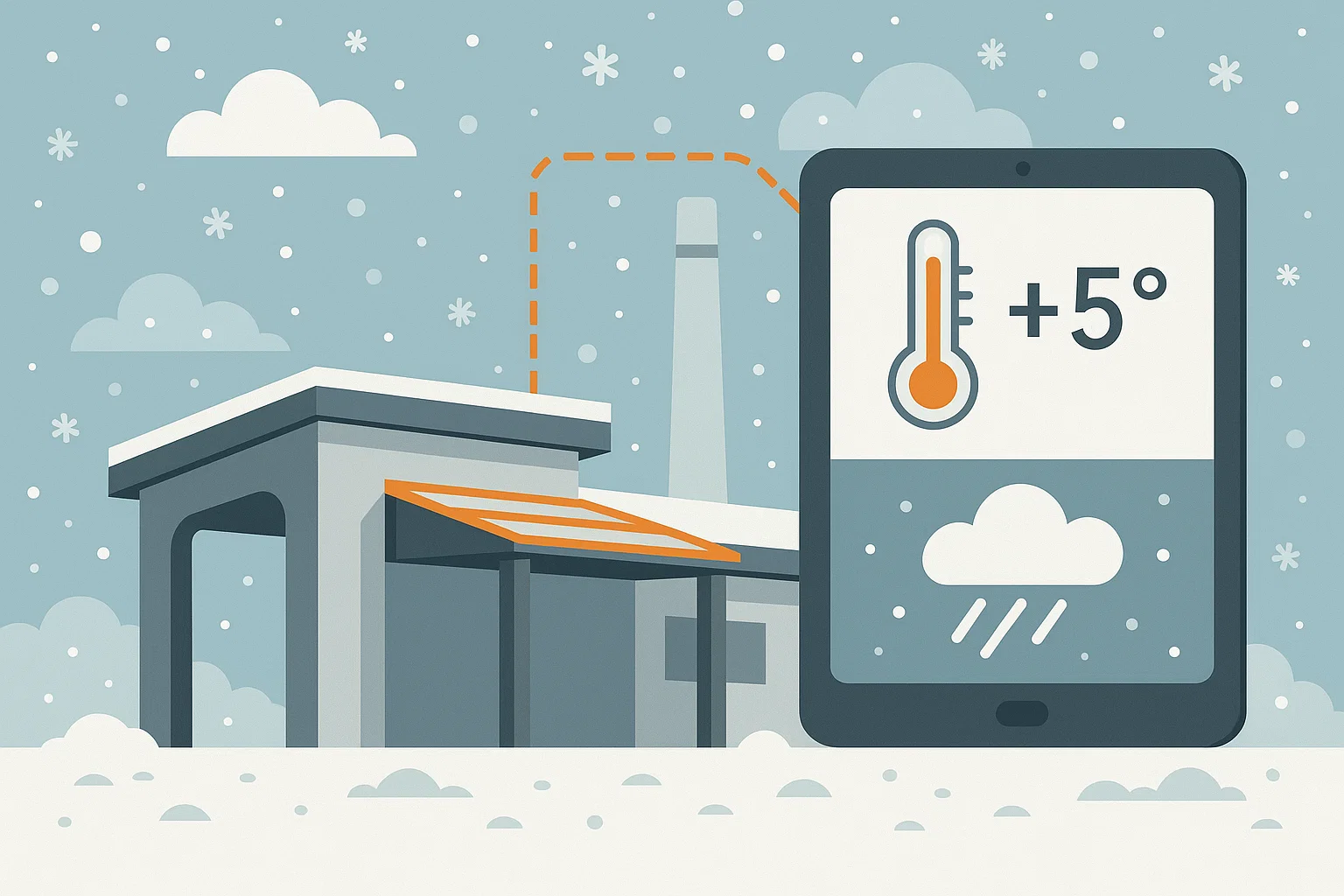 Сценарии автоматизации систем архитектурно-промышленного обогрева