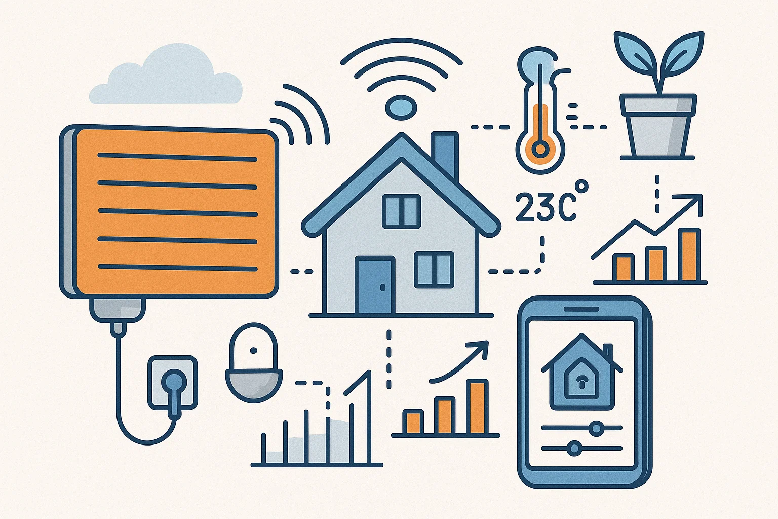 объединение архитектурного обогрева с «умным домом»